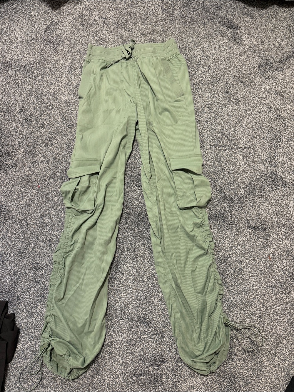 lululemon athletica Light Olive Cargo Pants with Drawstring